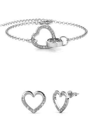 Myc-Paris Locked Heart Lovett Sets - en Kristal