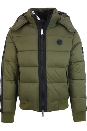 Philipp Plein Padded Taped Sleeve Green Jacket