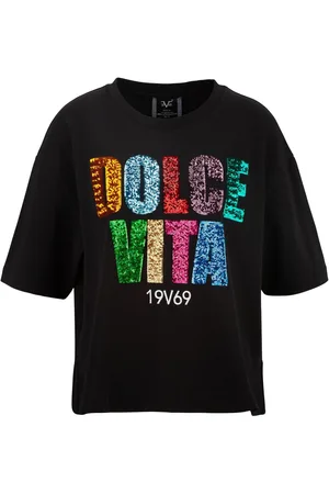 19V69 Italia T-Shirts Petonia Pailletten