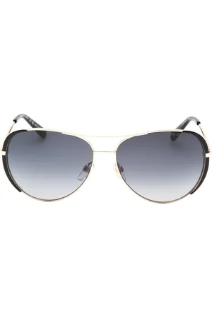Marc Jacobs Donkergrijze SF gouden zonnebril met lens