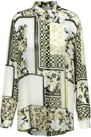 HUGO BOSS Dames Evish Blouse in Multi kleur