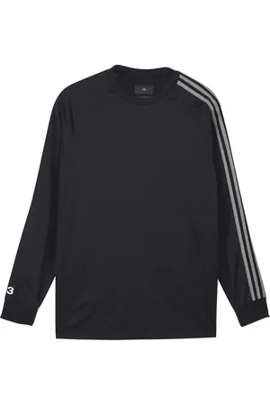 Y-3 Heren 3-Stripes T-shirt met lange mouwen in