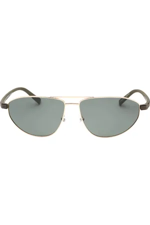 Timberland Groene gepolariseerde lens gouden zonnebril