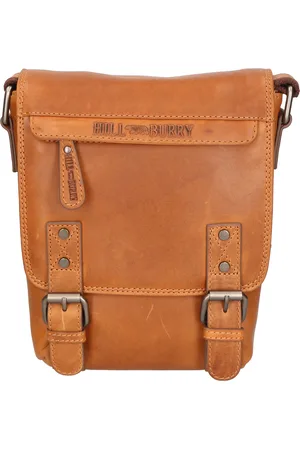 Hillburry Schoudertas Heren COGNAC