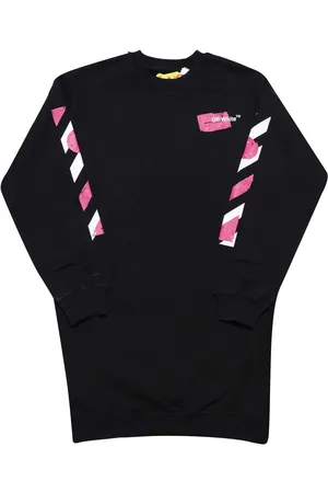 OFF-WHITE Off White Juniors Shape Sweat Dress voor meisjes in roze