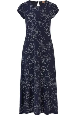 HUGO BOSS Damesjurk Eletas in marine