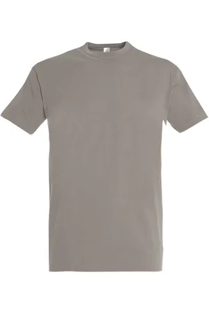 Sols Unisex Imperial Zwaar T-shirt voor volwassenen (Lichtgrijs)