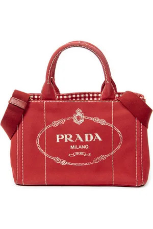 Prada Small Canapa Tote Schoudertas