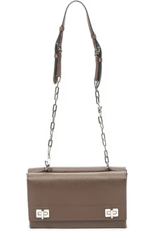 Prada Double Turnlock Crossbody Schoudertas