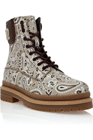 Philipp Plein Laarzen Mid Flat Paisley
