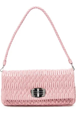 Miu Miu Small Crystal Flap Clutch Schoudertas