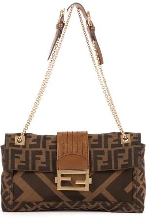 Fendi Baguette Chain Flap Schoudertas