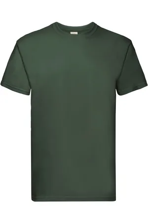 Fruit Of The Loom Unisex Super Premium Effen T-shirt voor volwassenen (Fles)