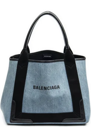 Balenciaga Small Navy Cabas Handtas