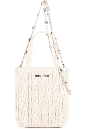 Miu Miu Crystal Top Handle Pochette Schoudertas