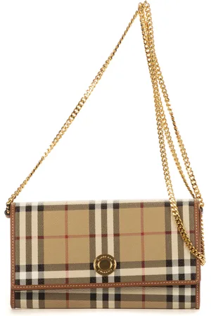 Burberry Rectangular Flap Button Schoudertas