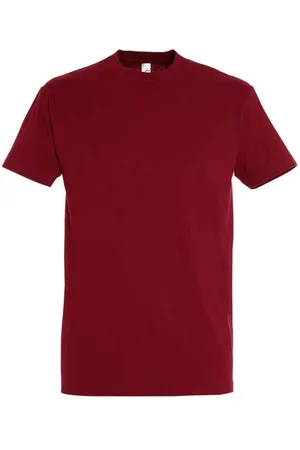 Sols Unisex Imperial Zwaar T-shirt voor volwassenen (Chilli)