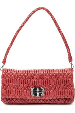Miu Miu Small Crystal Flap Clutch Schoudertas