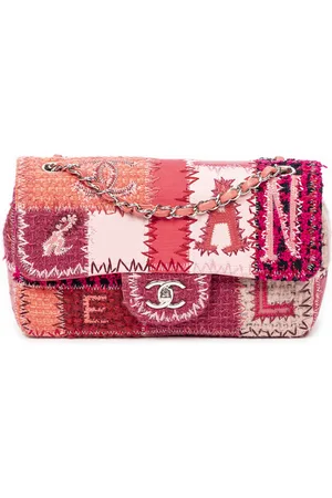 CHANEL Patchwork Medium Single Flap Schoudertas