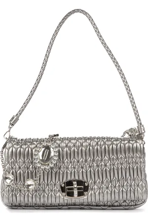 Miu Miu Iconic Crystal Cloqué Schoudertas