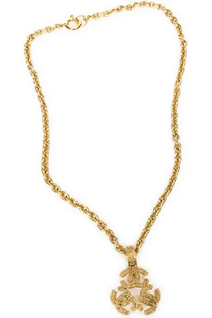 CHANEL Triple CC Pendant Necklace Ketting