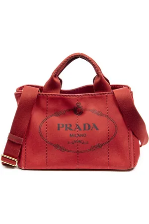 Prada Small Canapa Tote Schoudertas
