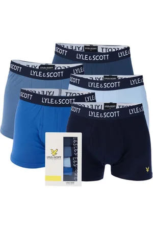 Lyle & Scott Herenboxershort Lyle And Scott Miller 5 Pack in Denim