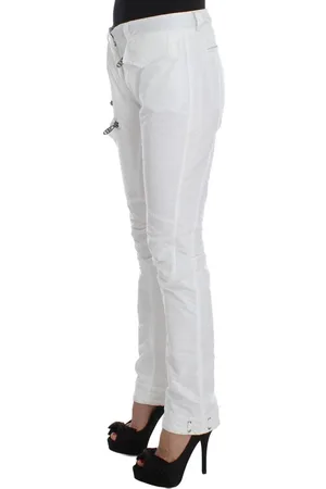 ERMANNO SCERVINO Witte Cargobroek Voor Dames