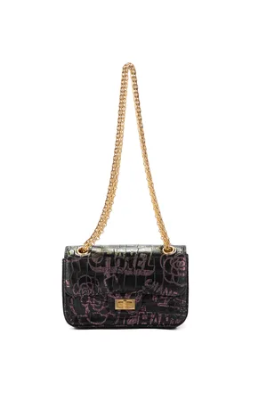 CHANEL Mini 2.55 Graffiti Mini Schoudertas