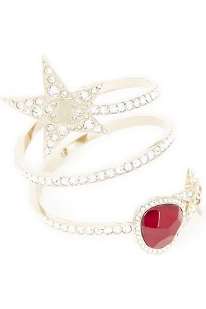 CHANEL CC Star Rhinestone Bracelet Armband