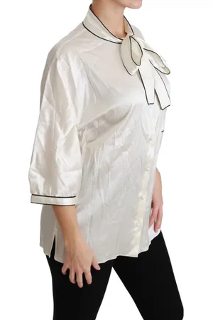 Dolce & Gabbana 3/4 Mouw Zijden Top