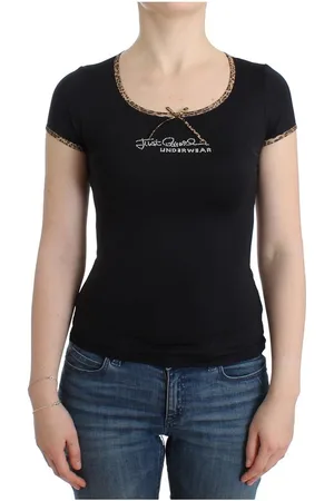 Roberto Cavalli Luipaardprint Nylon Top