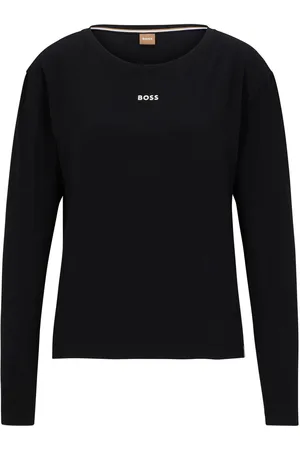 HUGO BOSS Logo Detail Pyjama T-shirt voor dames in