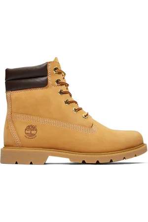 Timberland Dames Linden Woods 6 Inch Lace-Up Waterdichte Laarzen in Tarwe