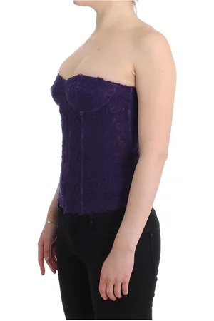 ERMANNO SCERVINO Paarse Kanten Bustier Voor Dames