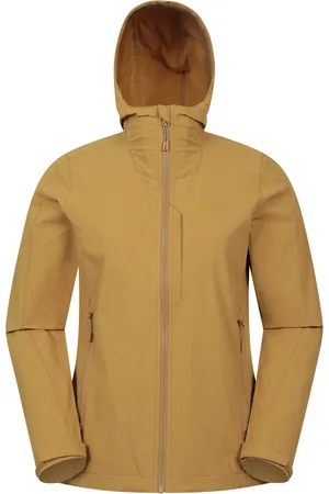 Mountain Warehouse Dames/Dames Retreat Verpakbaar Soft Shell Jasje (Mosterd)
