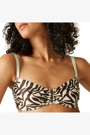 Regatta Dames/Dames Aceana III Bikinitop met zebraprint (Tonaal grijs)