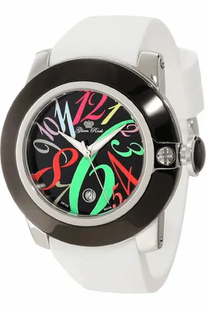 Glam Rock Dameshorloge Kwarts Zwart & Zilver