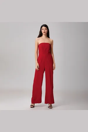 Smart & Joy Minimalistische bustier jumpsuit