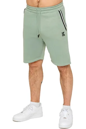 Enzo Kruze | Heren fleece shorts met tape
