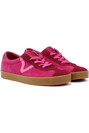 Vans Sport Laag Suède Damestrainers Fushsia
