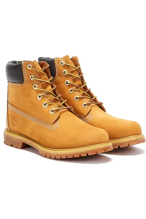 Timberland Dames 6 Inch Premium Tarwe Nubuck Leren Laarzen