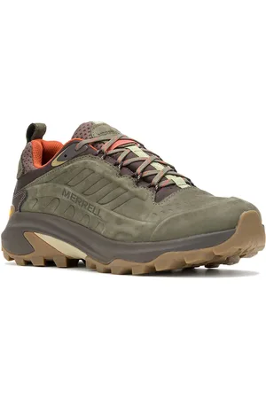 Merrell Moab Speed 2 Leder Heren Olijf Trainers