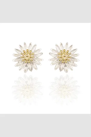 Luxenter Oorbellen, essentieel in 925 sterling zilver met gerhodineerde afwerking