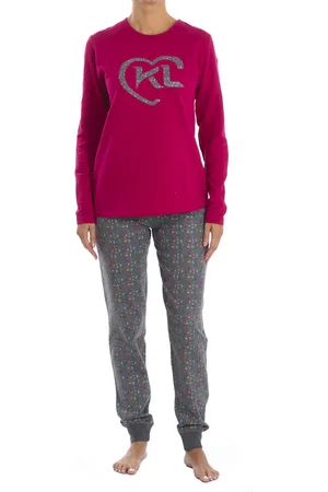 Kisses and Love Winterpyjama voor dames KL45223
