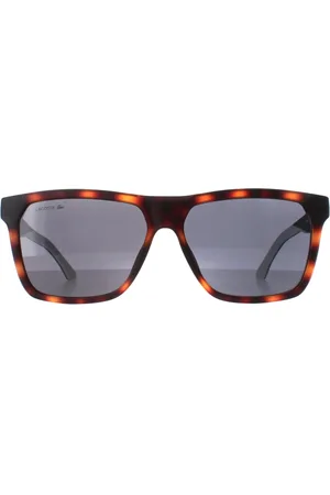 Lacoste L972S 230 zonnebril mat havana grijs