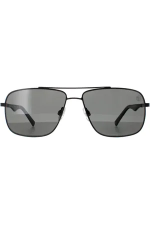 Timberland TB9107 02D matzwarte smoke gepolariseerde zonnebril