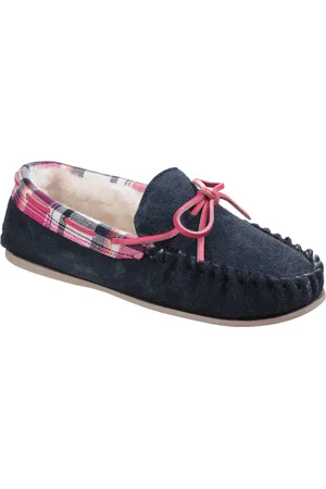 Cotswold Outdoor Kilkenny Suède Dames Marineblauwe Pantoffels