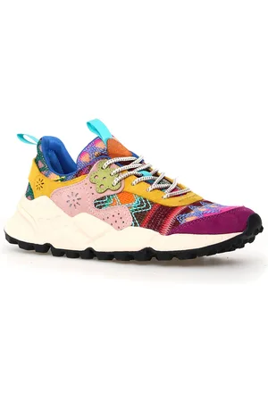 Flower Mountain Kotetsu Dames Paarse Sneakers