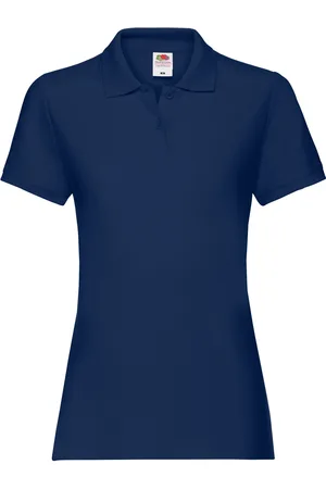 Fruit Of The Loom Dames/dames Premium Poloshirt (Marine)